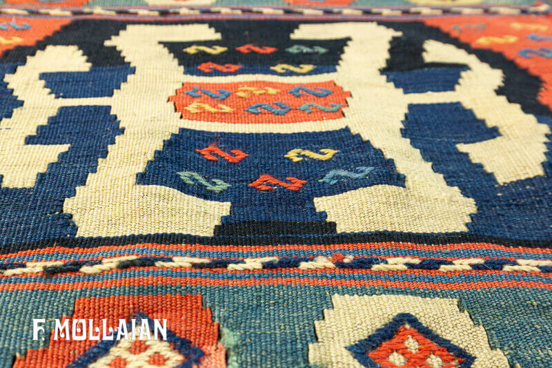 Pair of Small Antique Persian Shahsavan Rugs n°:42852372